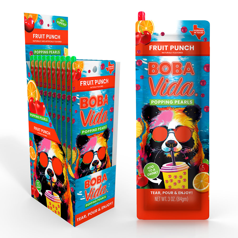 Fruit Punch Popping Boba (10 pouches)