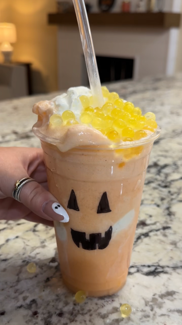 Jack O' Boba Float Recipe: A Spooky Sweet Treat!
