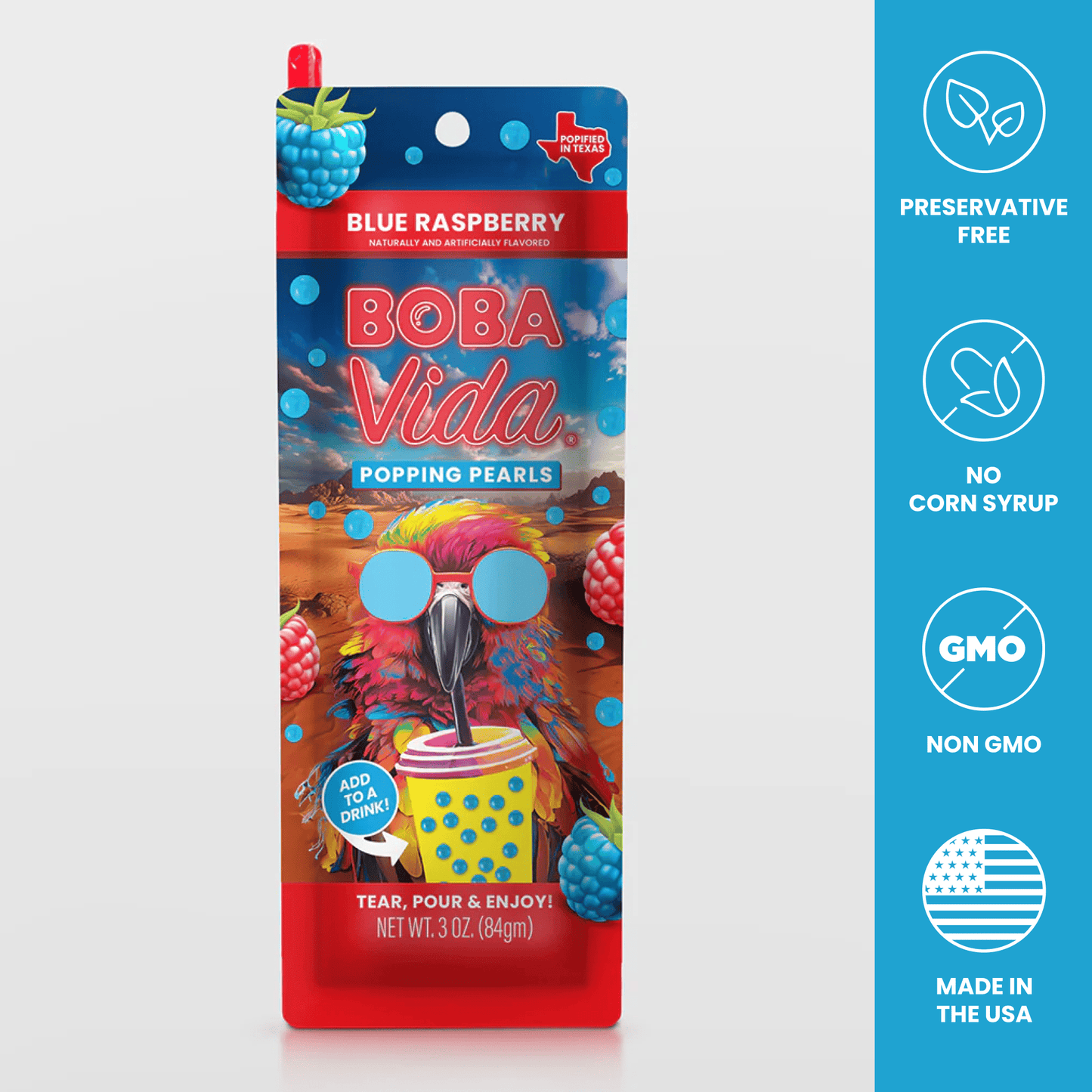 
                  
                    Blue Raspberry Popping Boba (10 pouches)
                  
                