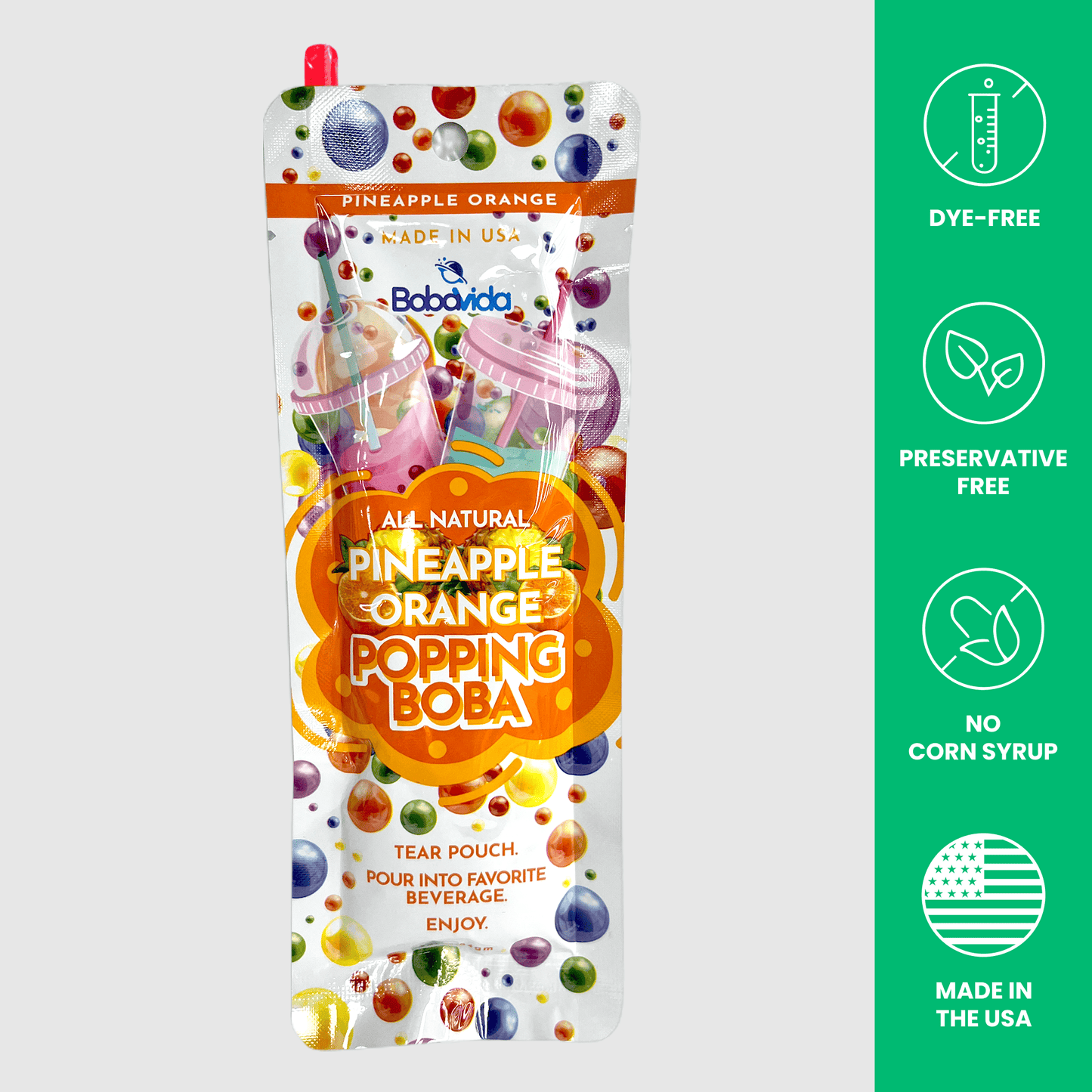 
                  
                    Pineapple Orange Popping Boba (10 pouches)
                  
                