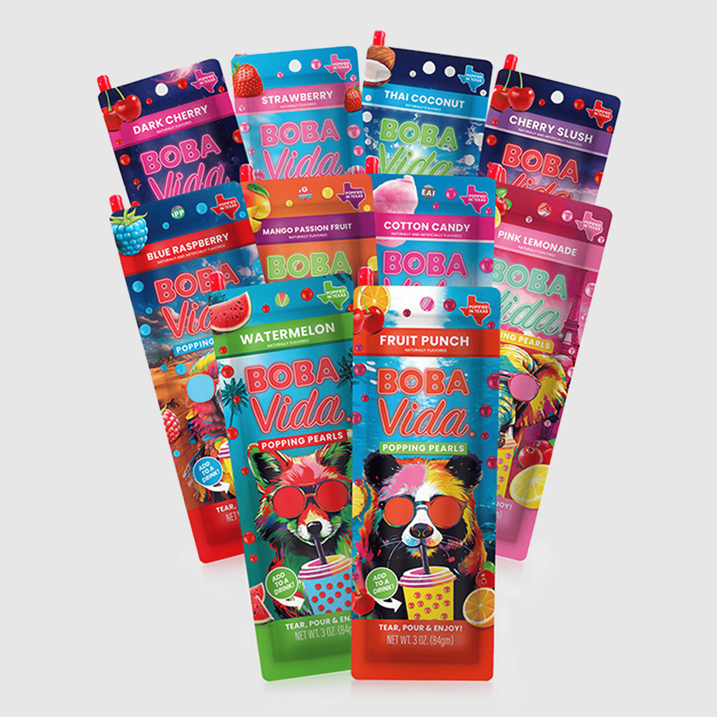 Assorted Popping Boba 10 pouch