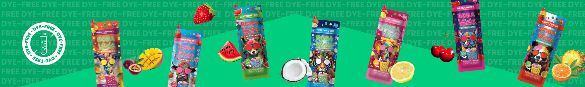 Dye-Free Popping Boba