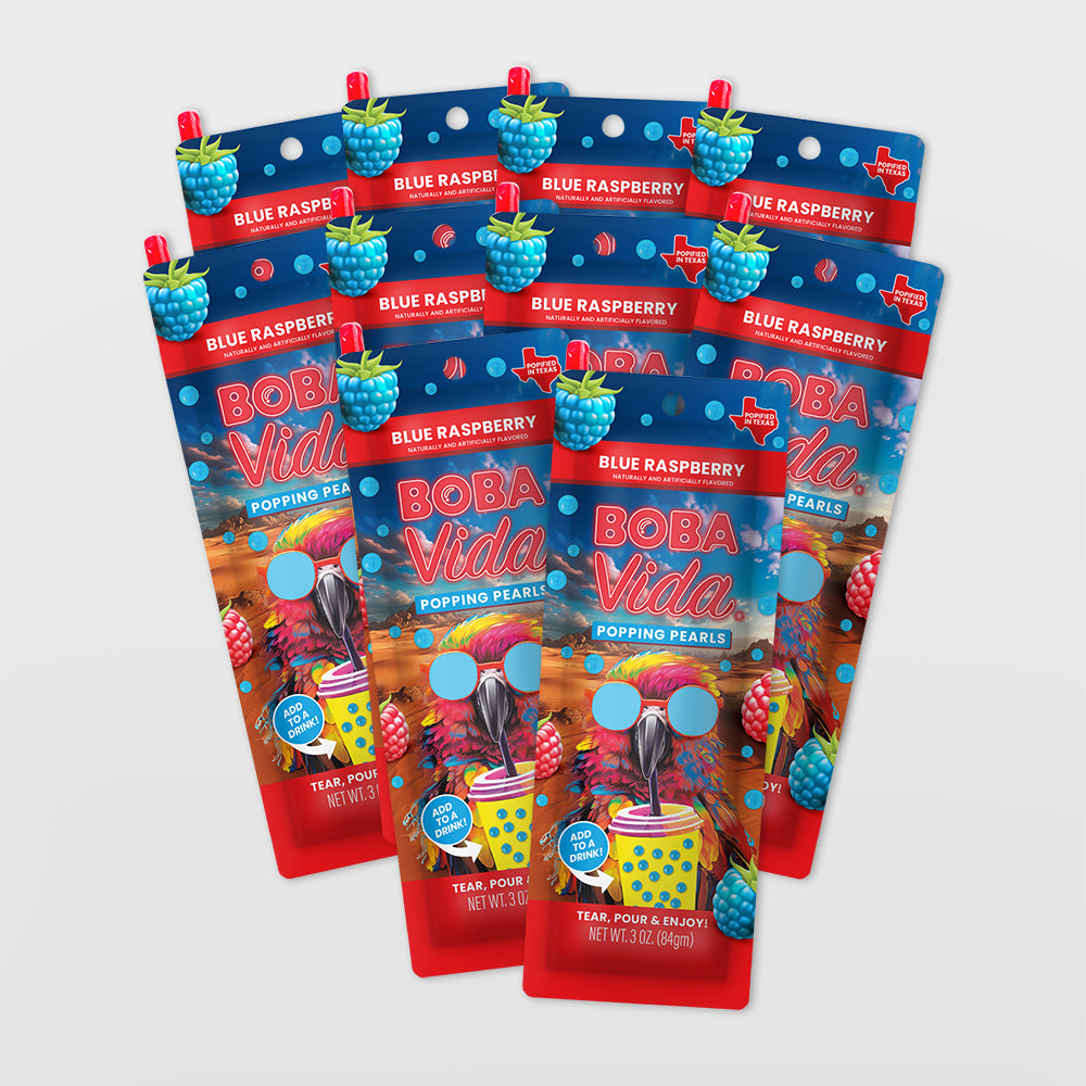 Blue Raspberry Popping Boba (10 pouches)