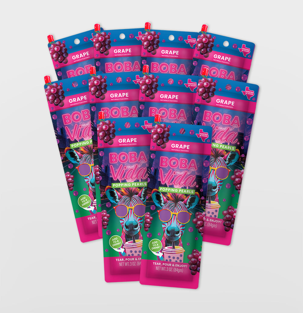 BOBAVIDA Super Grape Popping Boba - 3oz / 10ct BOBAVIDA Super Grape Popping Boba - 3oz / 10ct