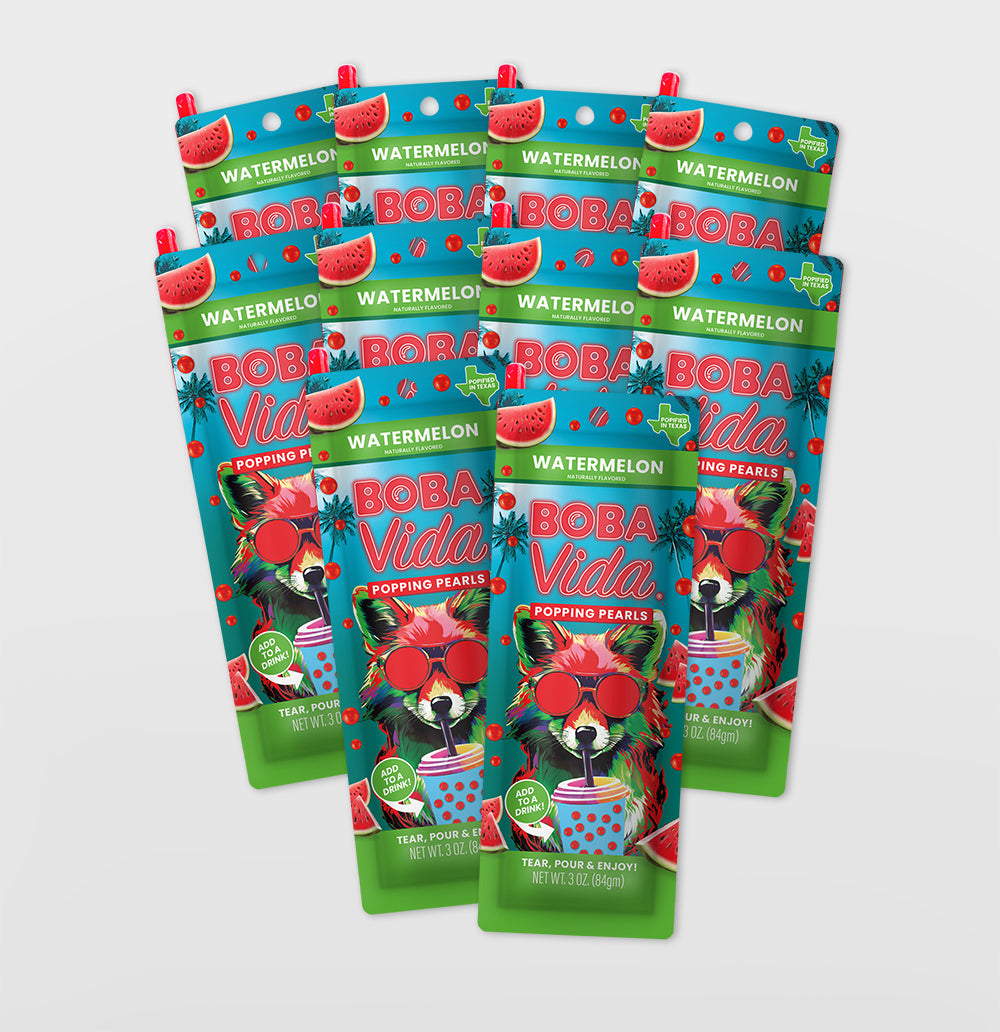 Watermelon Popping Boba