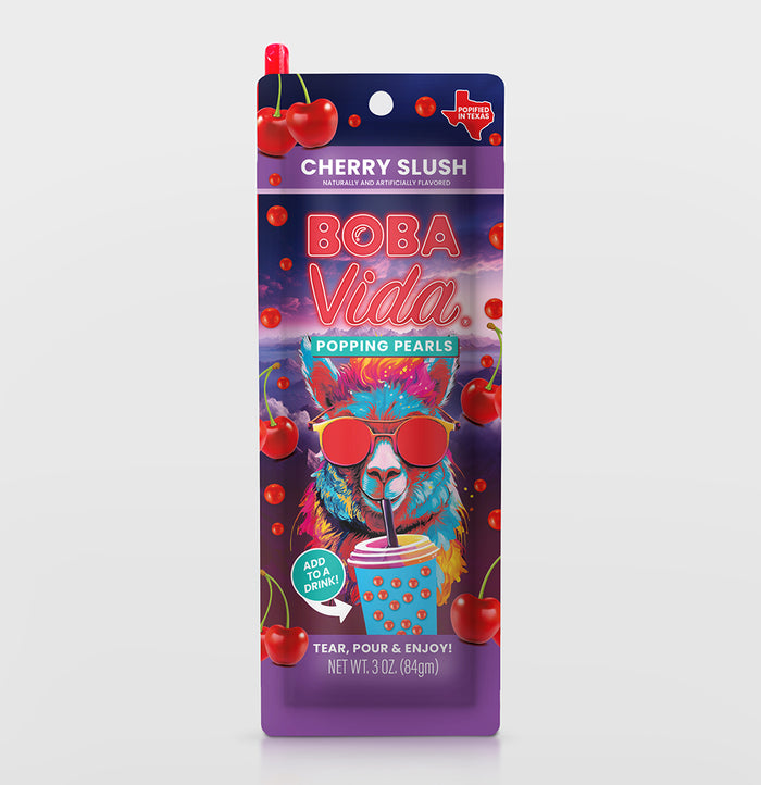 Cherry Slush Popping Boba (10 pouches)