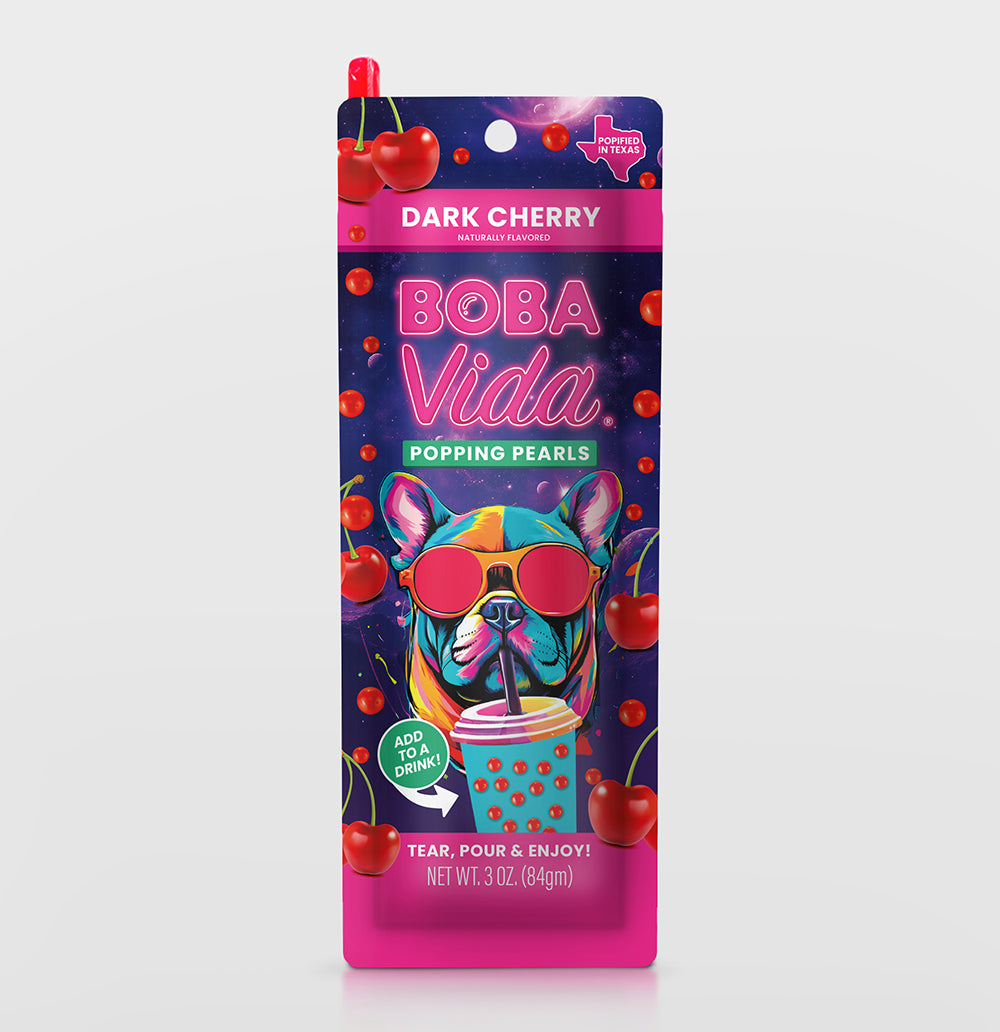 
                  
                    Dark Cherry Popping Boba 
                  
                