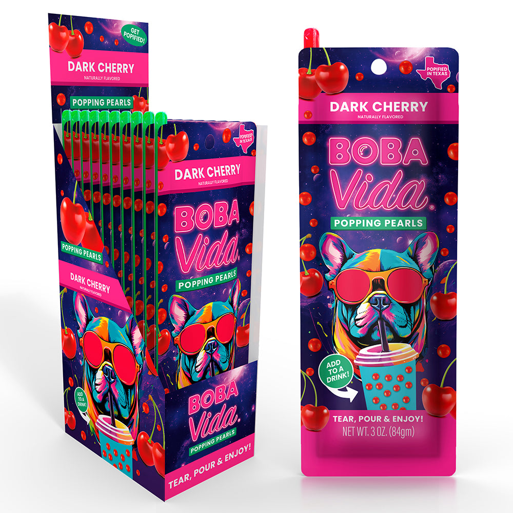 
                  
                    Dark Cherry Popping Boba 
                  
                