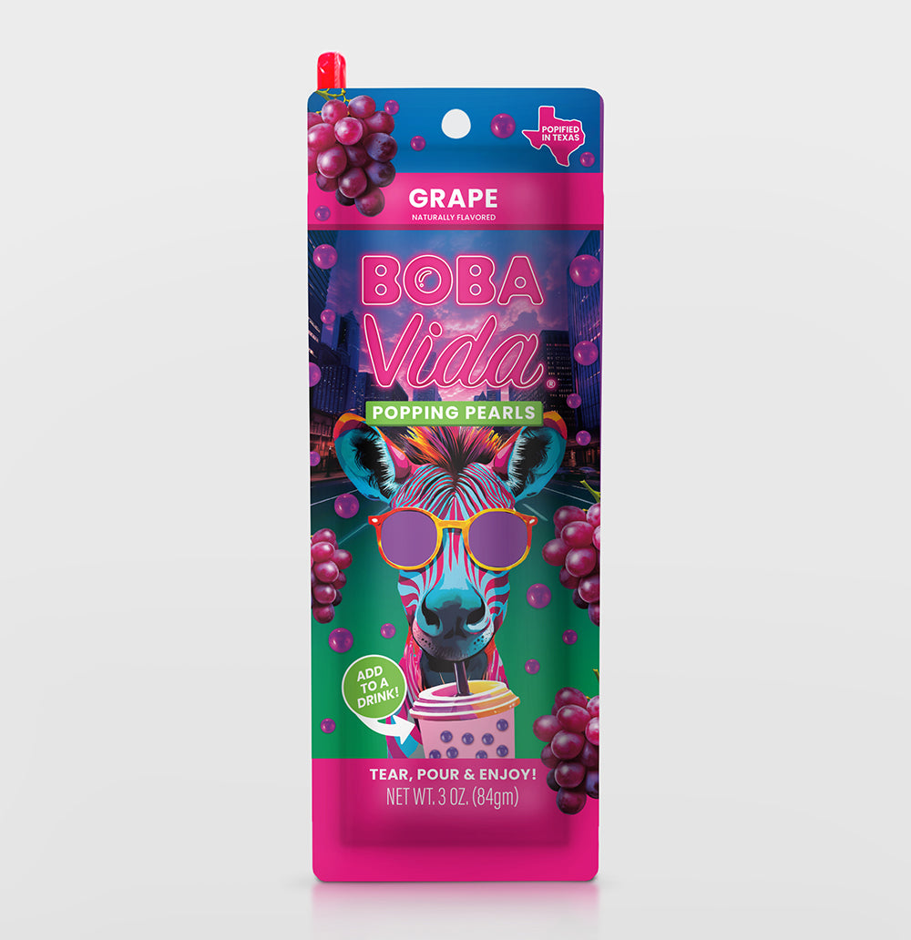 Grape Popping Boba