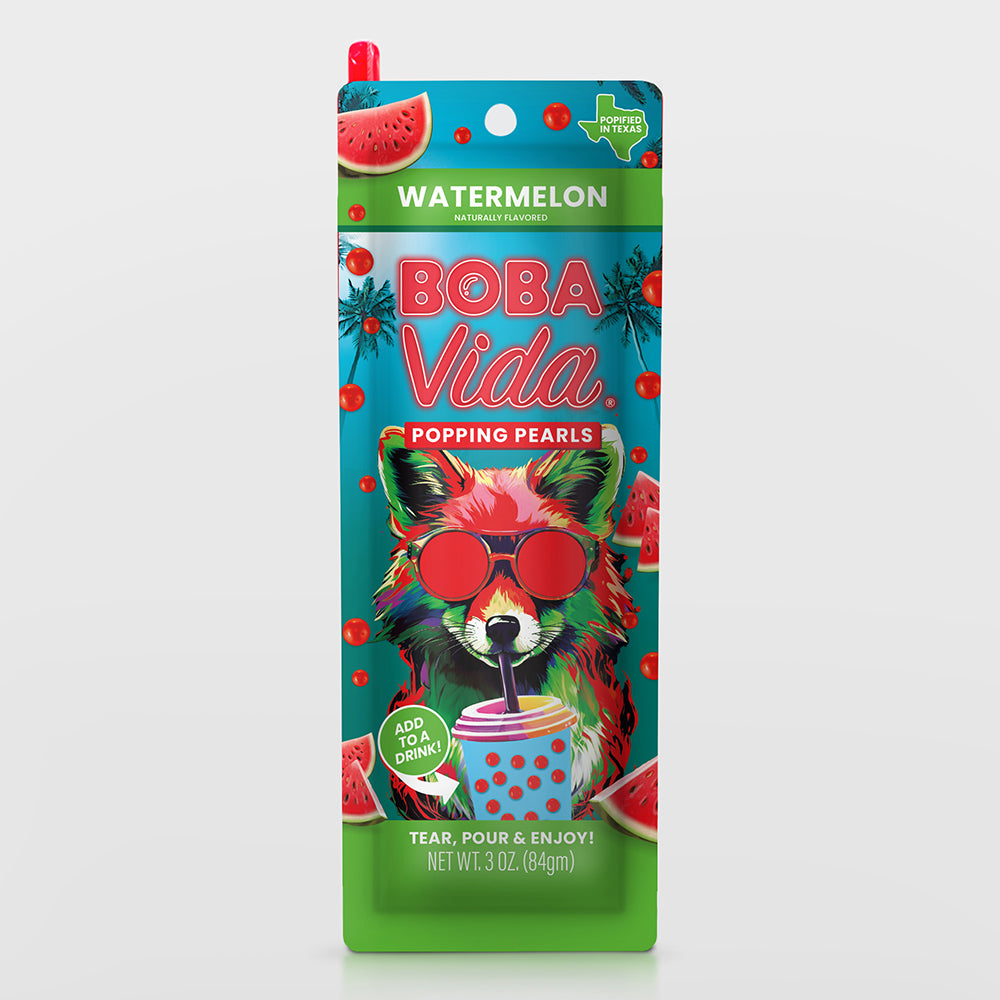 Watermelon Popping Boba