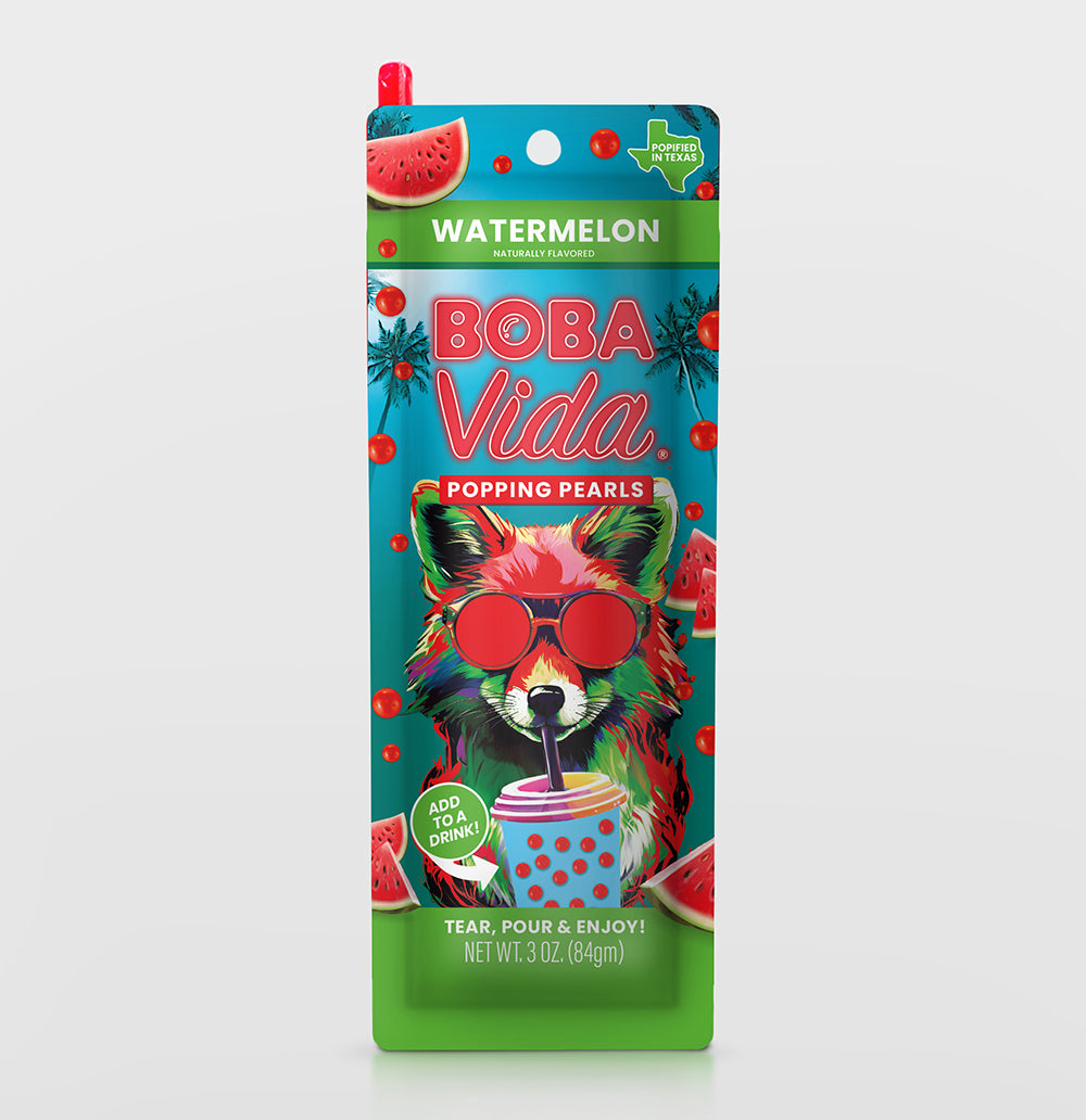 Watermelon Popping Boba