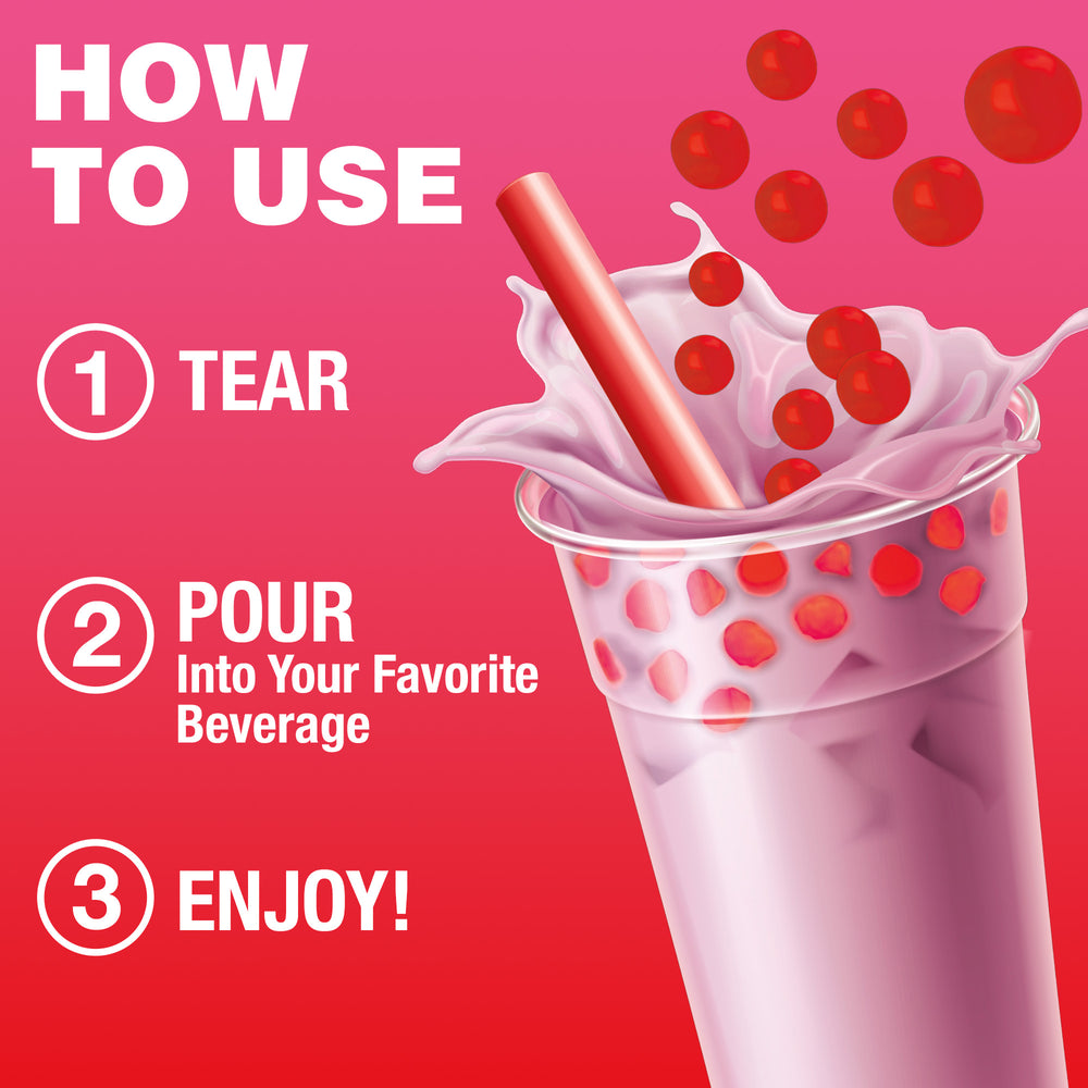 
                  
                    How to use Dark Cherry Popping Boba 
                  
                