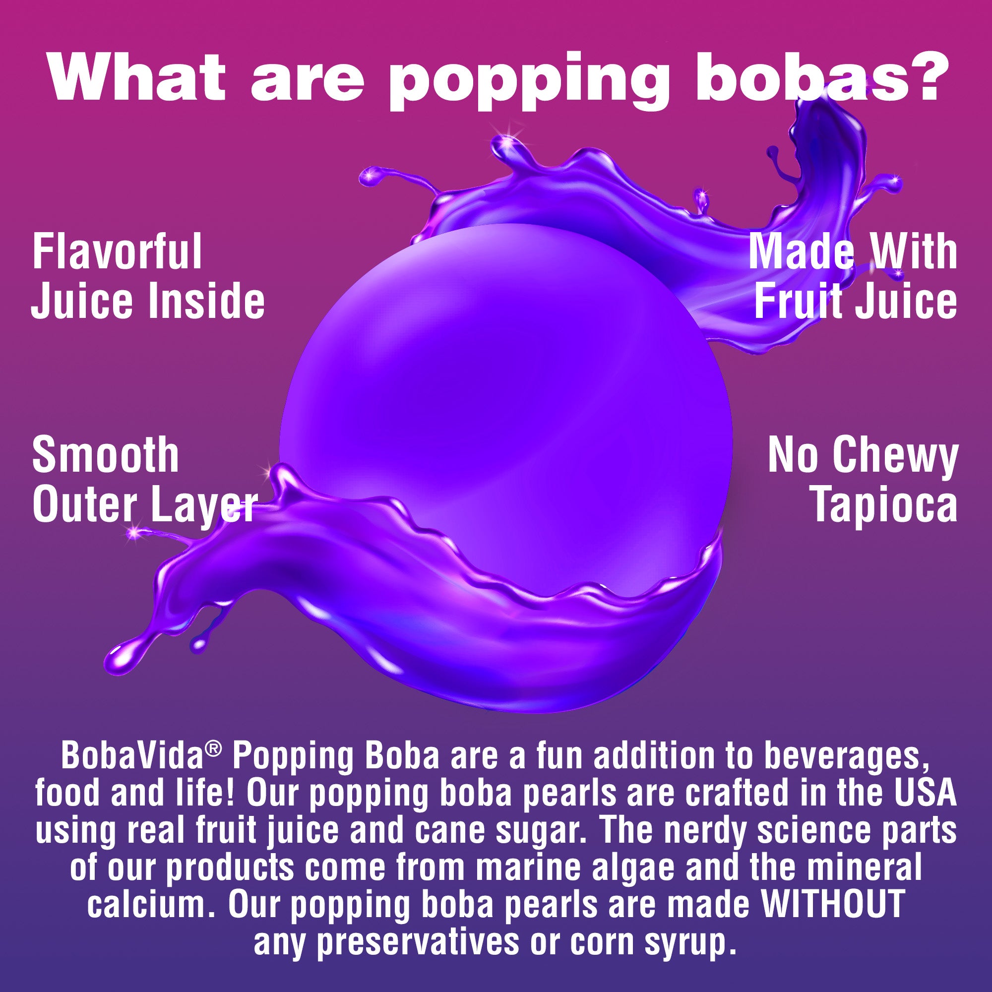 Grape Popping Boba (10 pouches)