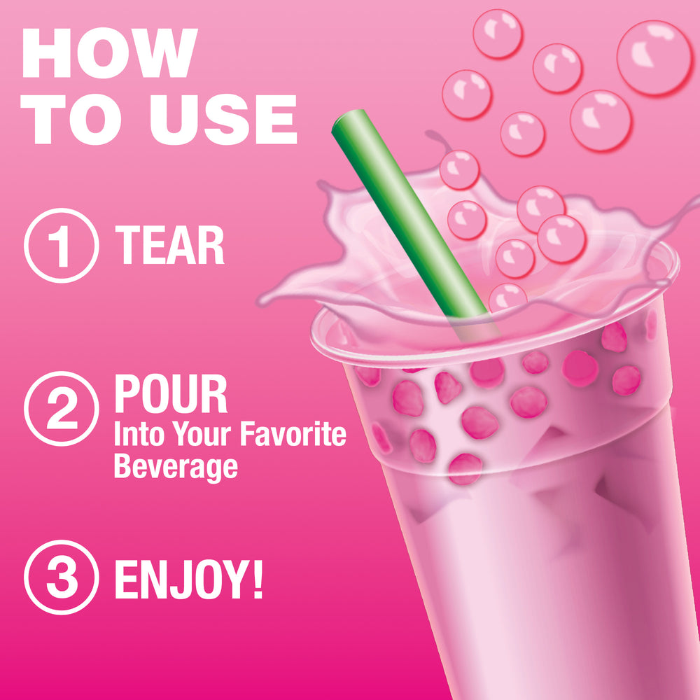 
                  
                    How to use Pink Lemonade Popping Boba
                  
                