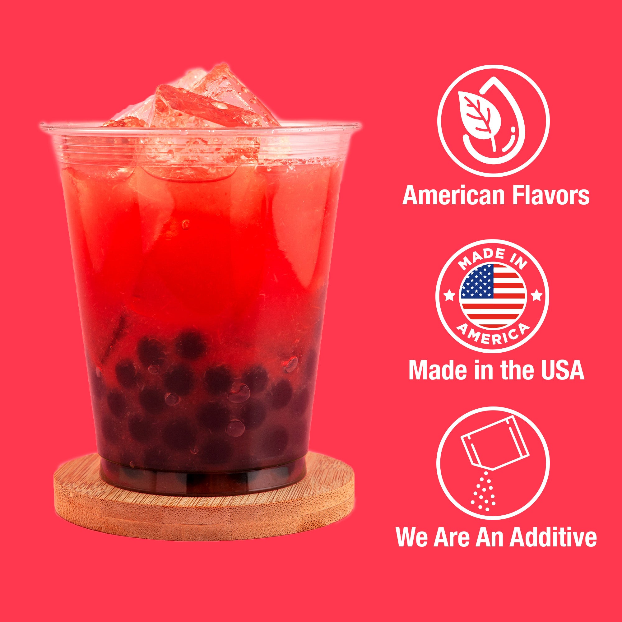 Wawa Raspberry Boba Strawberry Popping Boba (10 pouches) – BobaVida