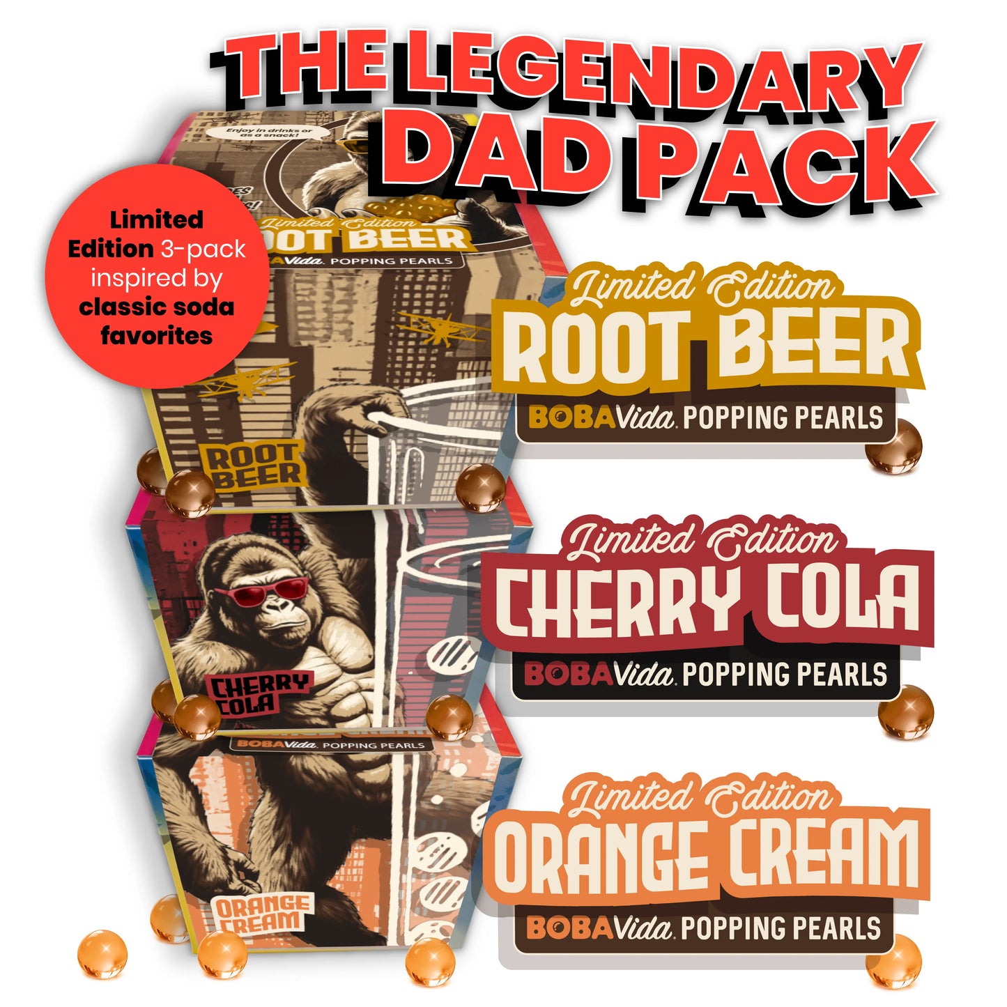 
                  
                    Limited Edition Legendary Dad Pack — 3-Pack Variety Bundle
                  
                