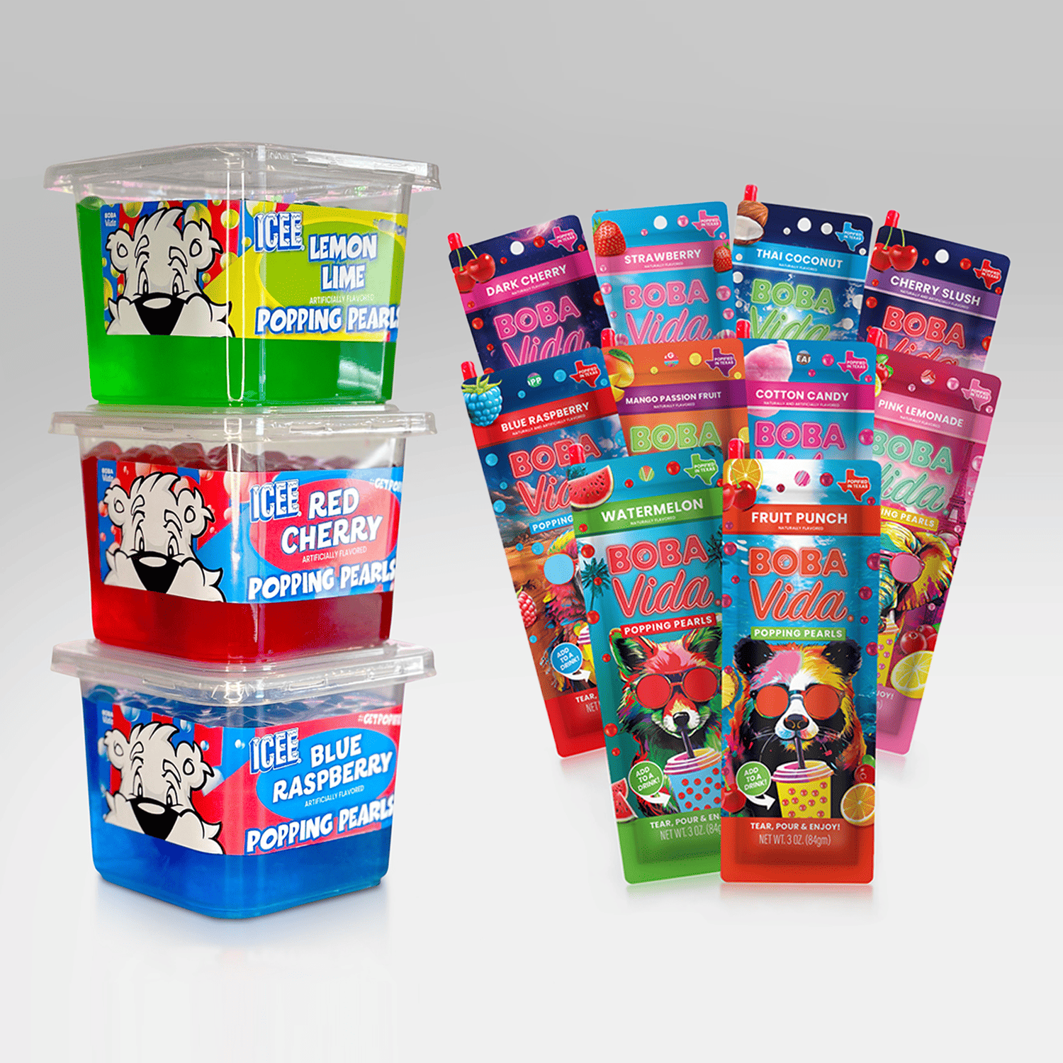 Poppin' Party Pack – Large Assorted Popping Boba Bundle - BobaVida