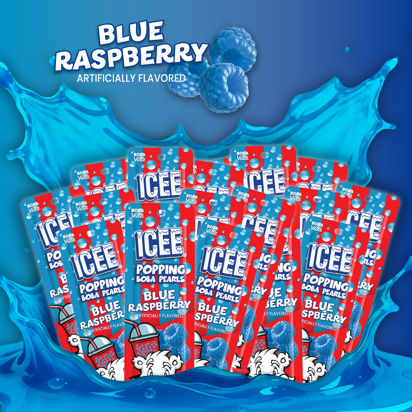 
                  
                    ICEE® Blue Raspberry Popping Boba 2-Pack (10 pouches each)
                  
                