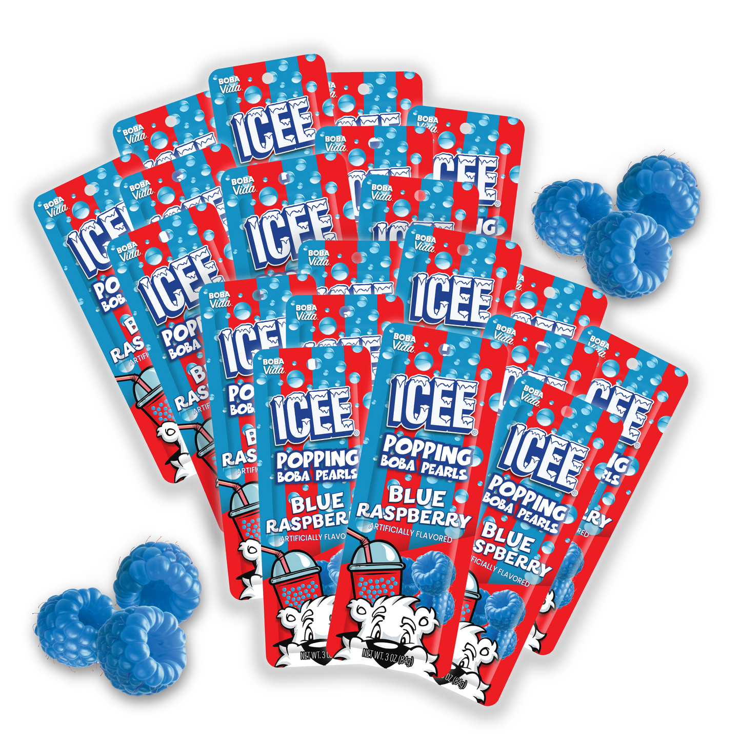 
                  
                    ICEE® Blue Raspberry Popping Boba 2-Pack (10 pouches each)
                  
                