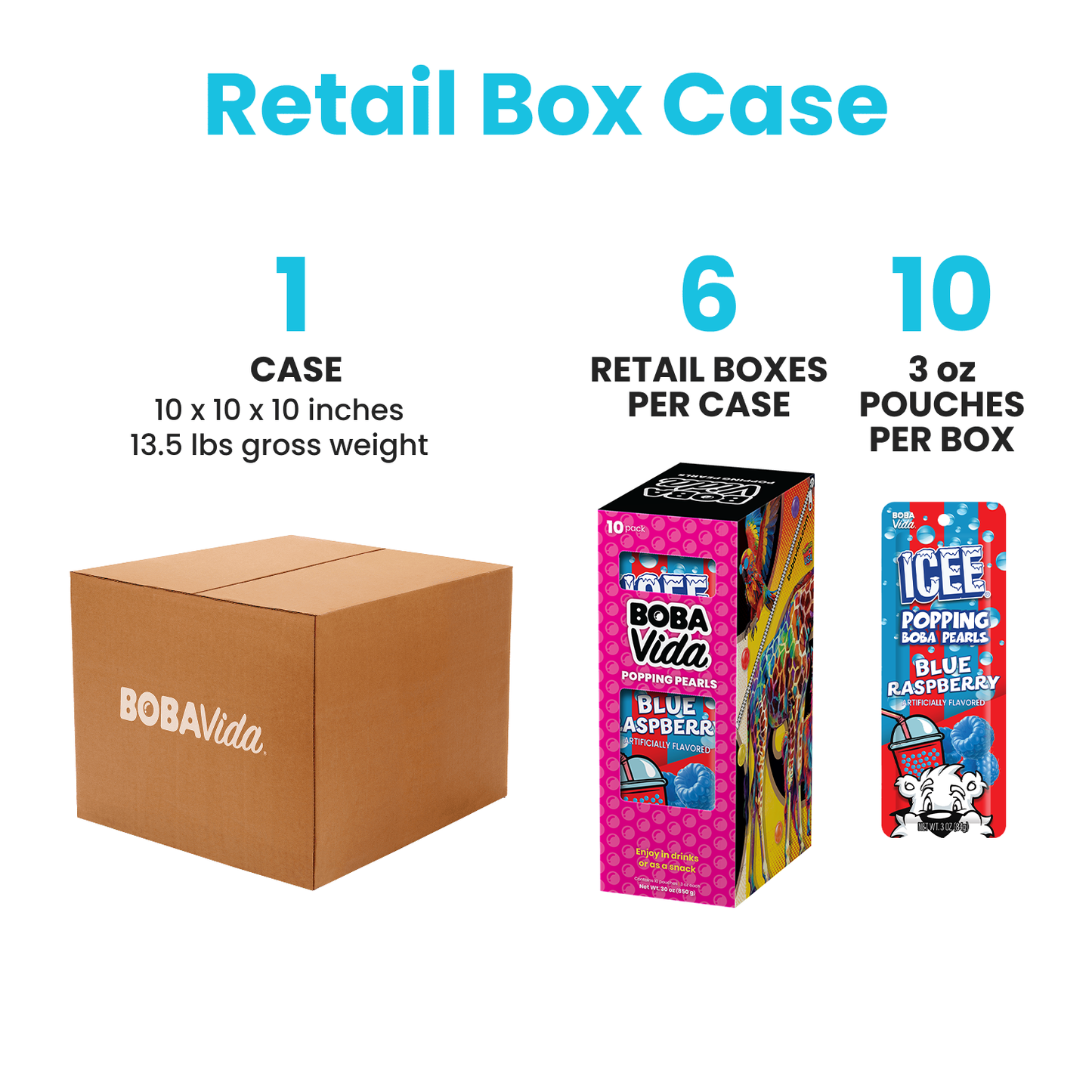 
                  
                    ICEE Blue Raspberry Popping Boba Pouches Case
                  
                