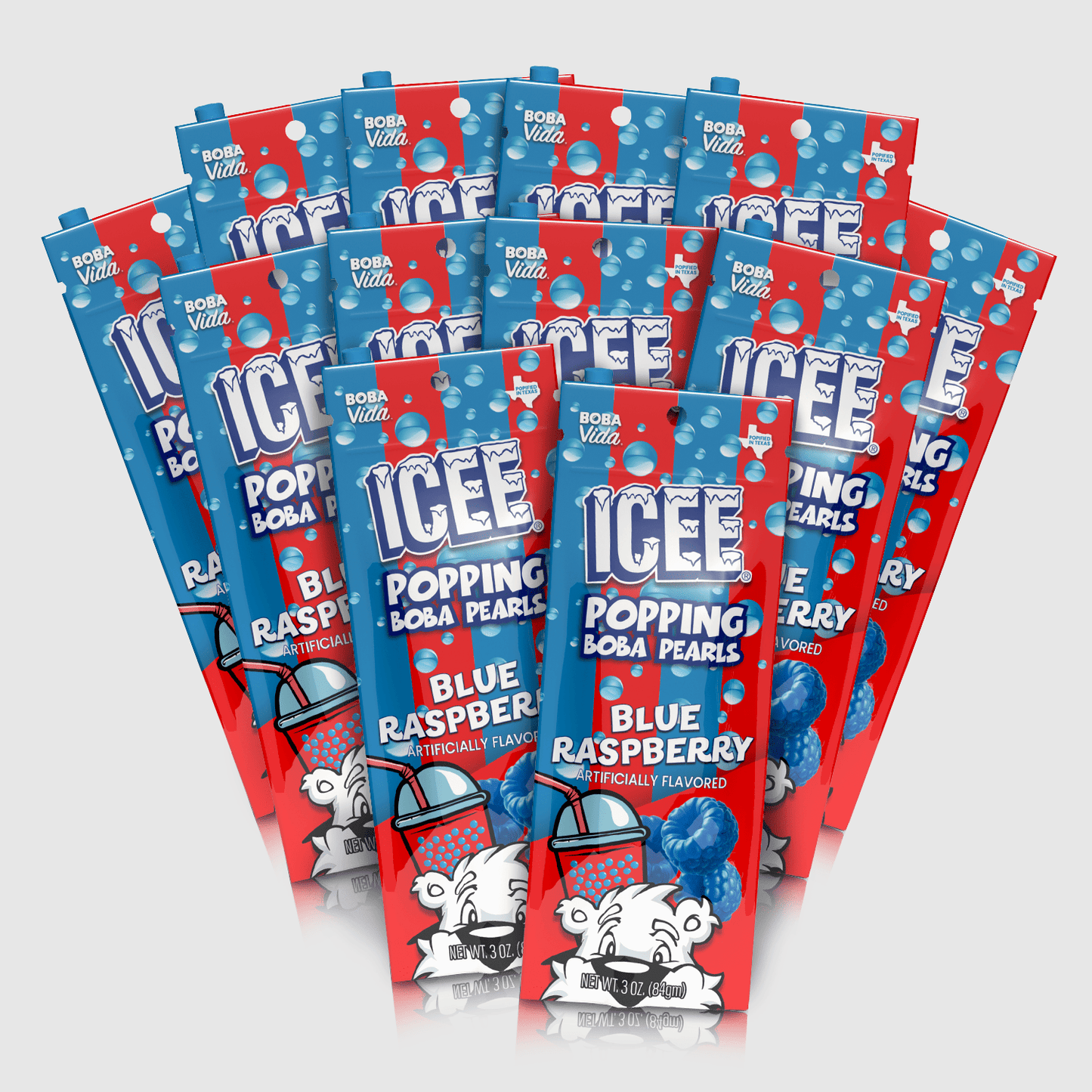 
                  
                    ICEE Blue Raspberry Popping Boba Pouches Case
                  
                