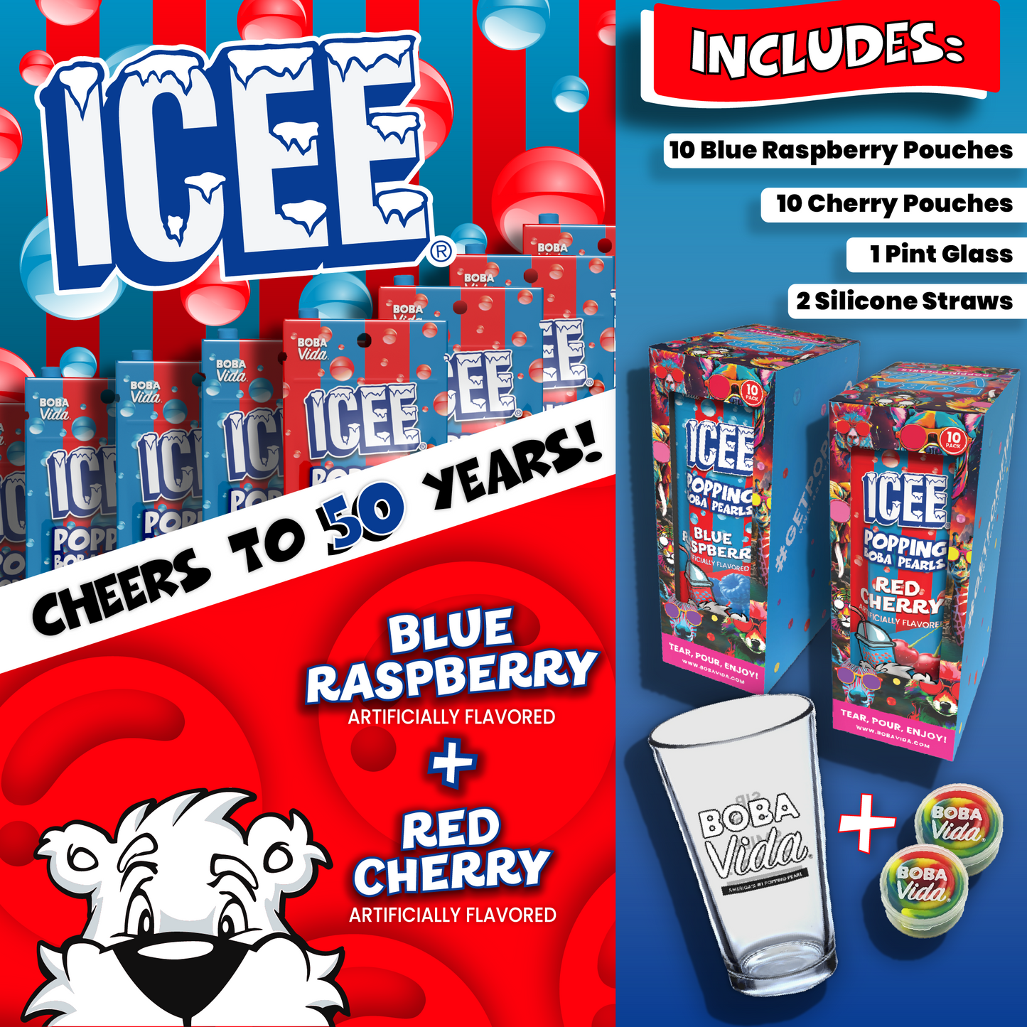 
                  
                    ICEE®  50th Anniversary Popping Boba Kit
                  
                