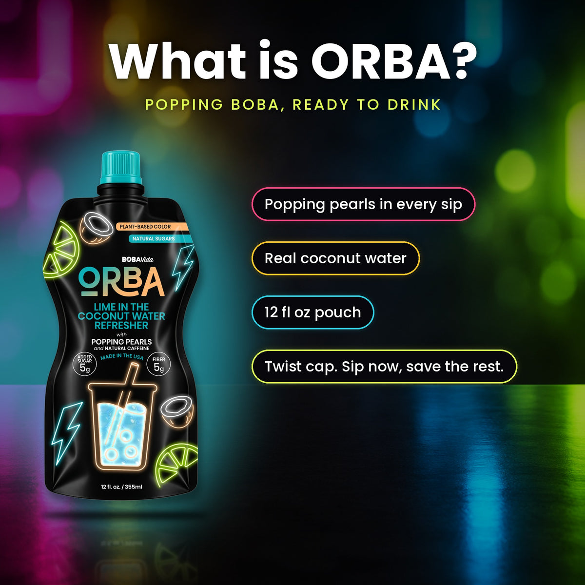 
                  
                    ORBA Lime in the Coconut Water Refresher 4-Pack
                  
                