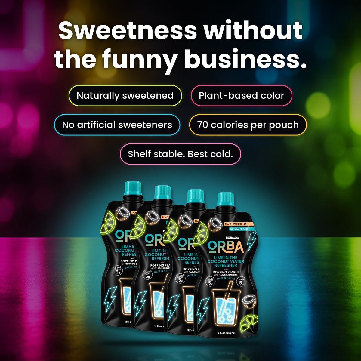 
                  
                    ORBA Lime in the Coconut Water Refresher 4-Pack
                  
                