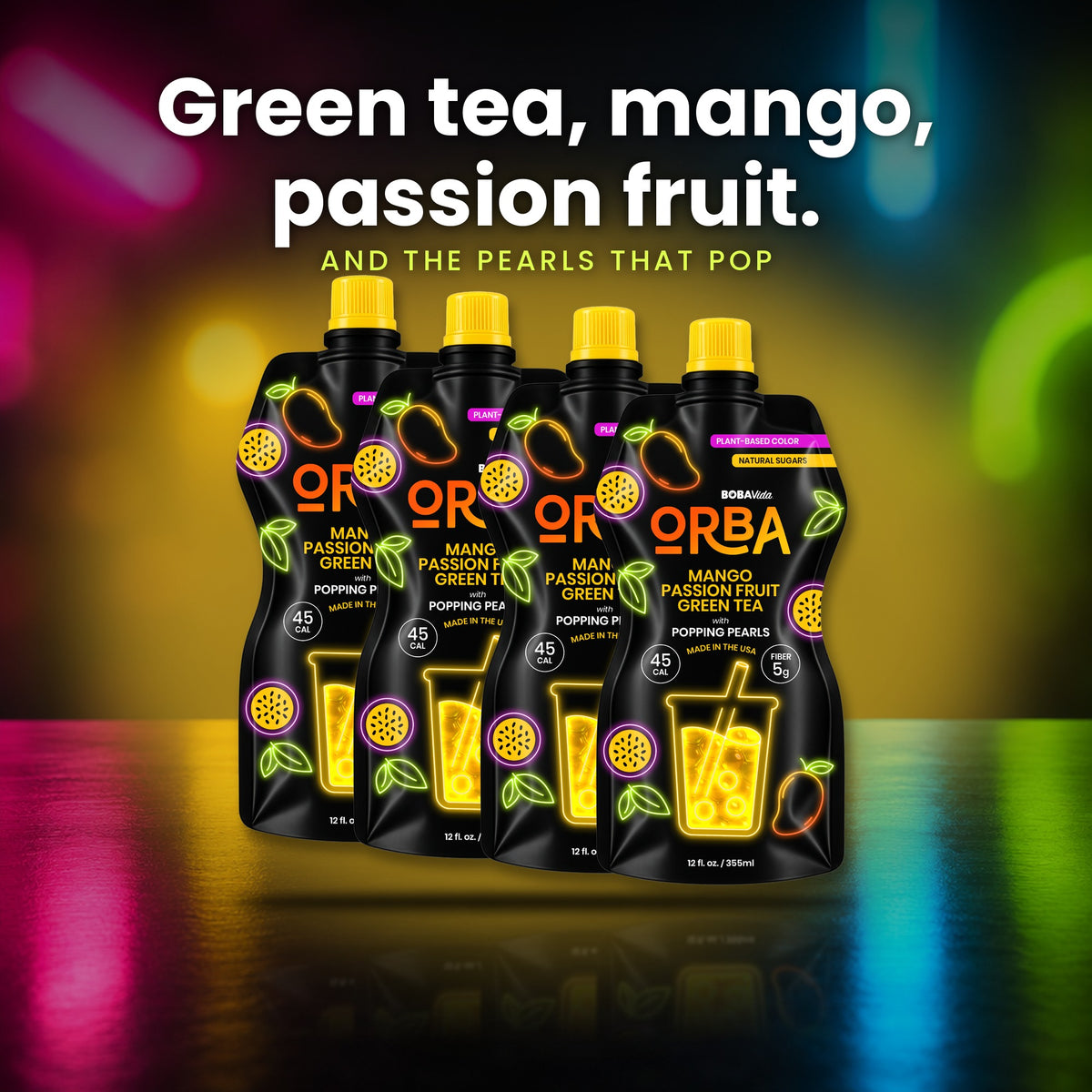 
                  
                    ORBA Mango Passion Fruit Green Tea 4-Pack
                  
                
