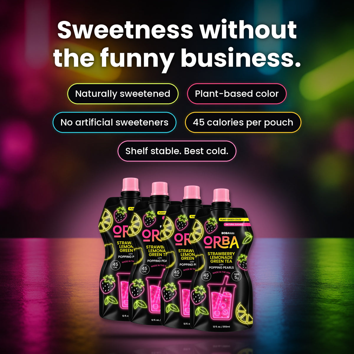 
                  
                    ORBA Strawberry Lemonade Green Tea 4-Pack
                  
                