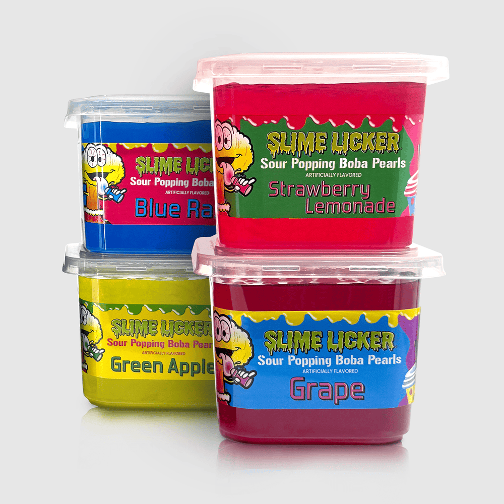 Sour Slime Licker® Popping Boba 4 Tubs