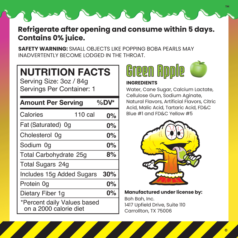 
                  
                    Sour Slime Licker® Green Apple Popping Boba (10 Pouches)
                  
                