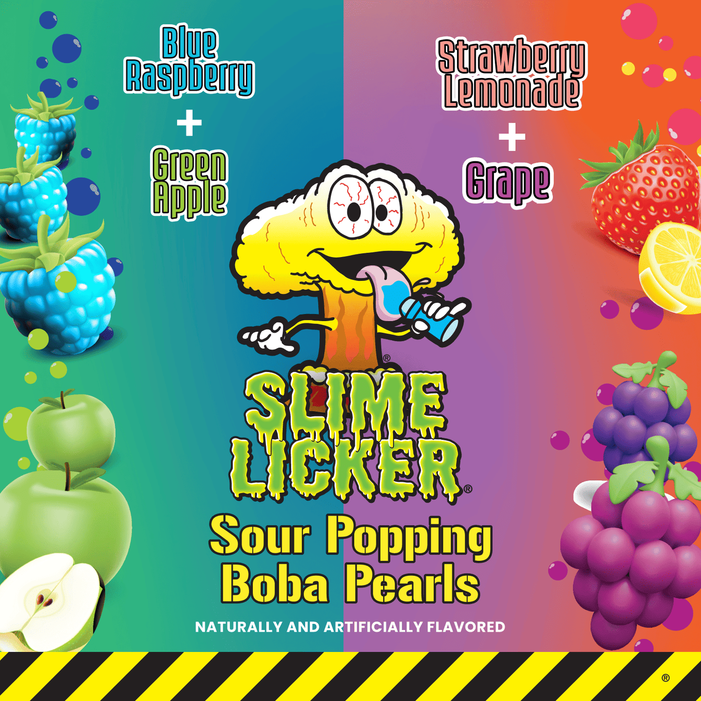 
                  
                    Sour Slime Licker® Popping Boba 4 Tubs
                  
                